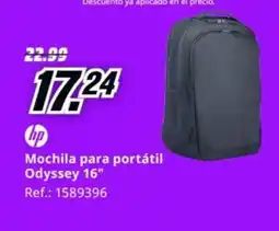MediaMarkt HP Mochila para portátil Odyssey 16" oferta