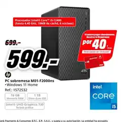 MediaMarkt HP PC sobremesa M01-F2000ns oferta