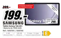 MediaMarkt SAMSUNG Tablet Galaxy Tab A9+ oferta