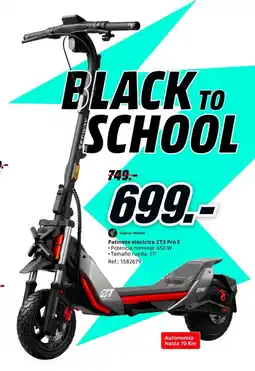 MediaMarkt SEGWAY NINEBOT Patinete eléctrico ZT3 Pro E oferta