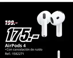 MediaMarkt AirPods 4 oferta