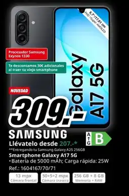 MediaMarkt SAMSUNG Smartphone Galaxy A17 5G oferta