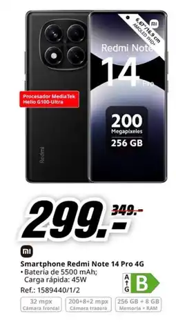 MediaMarkt Smartphone Redmi Note 14 Pro 4G oferta