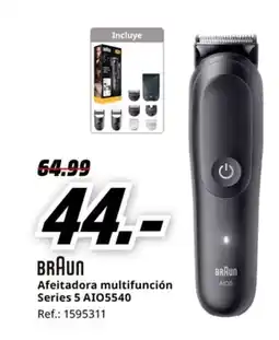 MediaMarkt BRAUN Afeitadora multifunción Series 5 AI05540 oferta