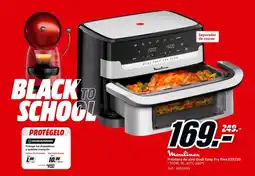 MediaMarkt MOULINEX Freidora de aire Dual Easy Fry Flex EZ922D oferta