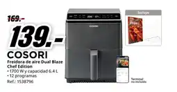 MediaMarkt COSORI Freidora de aire Dual Blaze Chef Edition oferta
