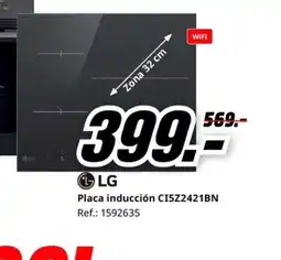 MediaMarkt LG Placa inducción CI5Z2421BN oferta