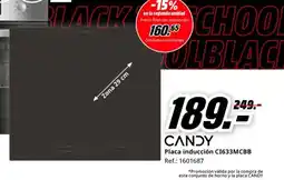 MediaMarkt CANDY Placa inducción CI633MCBB oferta