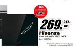 MediaMarkt HISENSE Placa inducción HI6321BSCE oferta