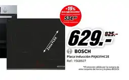 MediaMarkt BOSCH Placa inducción PXJ631HC2E oferta