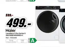 MediaMarkt HAIER Lavadora I-Pro Series 5 HW100B14959NEU-I oferta