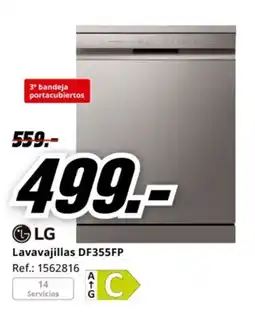 MediaMarkt LG Lavavajillas DF355FP oferta