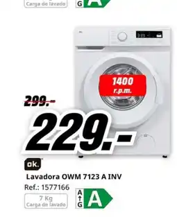 MediaMarkt Lavadora OWM 7123 A INV oferta