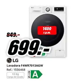 MediaMarkt LG Lavadora F4WR7013AGW oferta