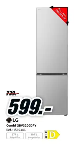 MediaMarkt LG Combi GBV3200DPY oferta