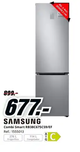 MediaMarkt SAMSUNG Combi Smart RB38C675CS9/EF oferta