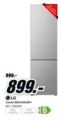 MediaMarkt LG Combi GBV22NCBPY oferta