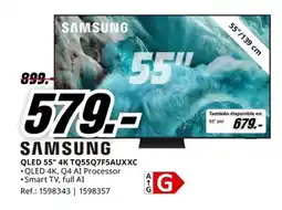 MediaMarkt SAMSUNG QLED 55" 4K TQ55Q7F5AUXXC oferta