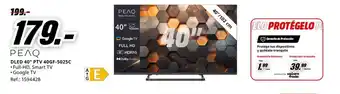 MediaMarkt DLED 40" PTV 40GF-5025C oferta