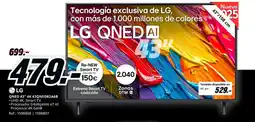 MediaMarkt LG QNED 43" 4K 43QNED82A6B oferta
