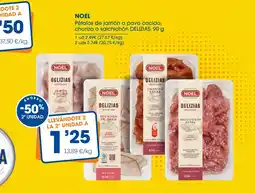 Supermercados Plaza NOEL Pétalos de jamón o pavo cocido, chorizo o salchichón oferta