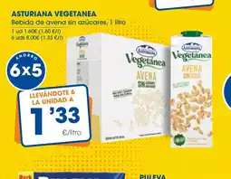 Supermercados Plaza ASTURIANA VEGETANEA Bebida de avena sin azúcares oferta