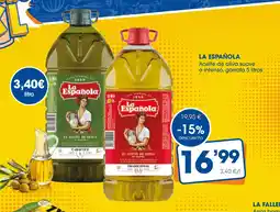 Supermercados Plaza LA ESPAÑOLA Aceite de oliva suave o intenso, garrafa oferta