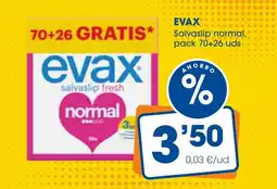 Supermercados Plaza EVAX Salvaslip normal oferta