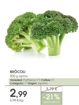 Supermercados Plaza Brócoli oferta
