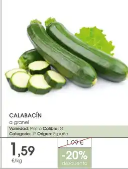 Supermercados Plaza Calabacín oferta