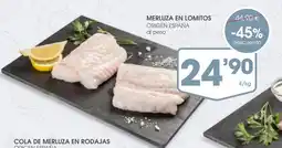 Supermercados Plaza Merluza en lomitos oferta