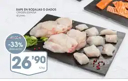 Supermercados Plaza Rape en rodajas o dados oferta