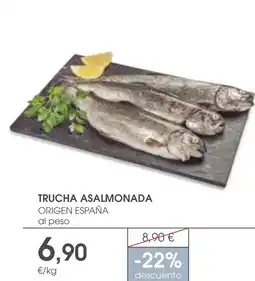 Supermercados Plaza Trucha asalmonada oferta