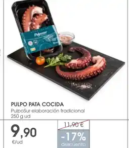 Supermercados Plaza Pulpo pata cocida oferta