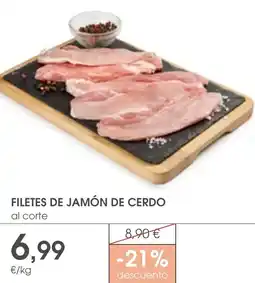 Supermercados Plaza Filetes de jamón de cerdo oferta