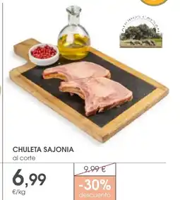 Supermercados Plaza Chuleta sajonia oferta