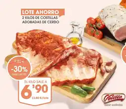 Supermercados Plaza Costillas adobadas de cerdo oferta