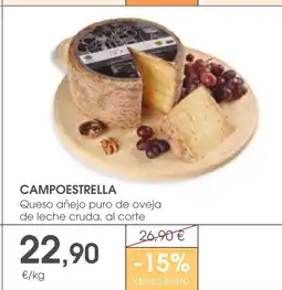 Supermercados Plaza CAMPOESTRELLA Queso añejo puro de oveja de leche cruda oferta
