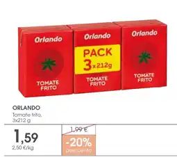 Supermercados Plaza ORLANDO Tomate frito oferta