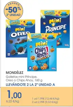 Supermercados Plaza MONDÉLEZ Galletas mini Príncipe, Oreo o Chips Ahoy oferta