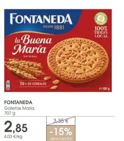 Supermercados Plaza FONTANEDA Galletas María oferta