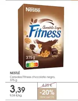 Supermercados Plaza NESTLÉ Cereales Fitness chocolate negro oferta