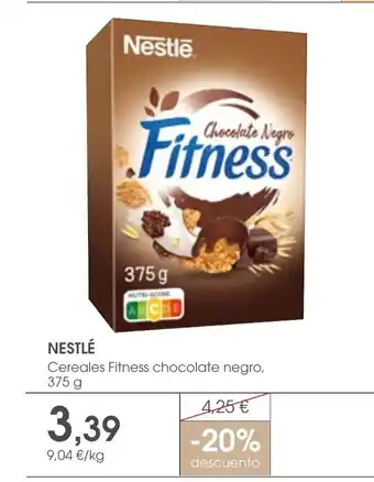 Supermercados Plaza NESTLÉ Cereales Fitness chocolate negro oferta