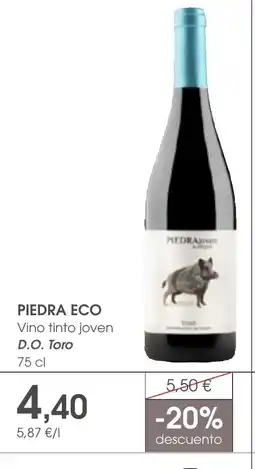Supermercados Plaza PIEDRA ECO Vino tinto joven D.O. Toro oferta