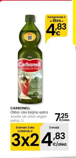 Eroski CARBONELL Oliba-olio birjina estra oferta
