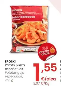 Eroski EROSKI Patata puska espeziatuak oferta