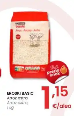Eroski EROSKI BASIC Arroz estra oferta