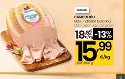 Eroski CAMPOFRÍO Maxi indioilar bularkia oferta