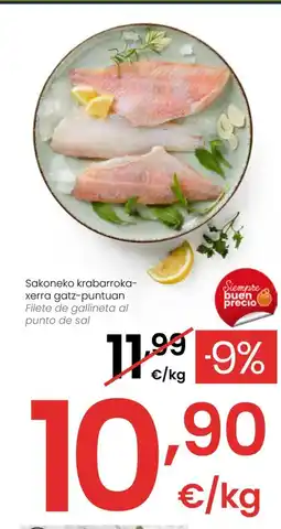 Eroski Sakoneko krabarroka- xerra gatz-puntuan oferta