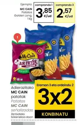 Eroski MC CAIN Patatas Golden Long oferta